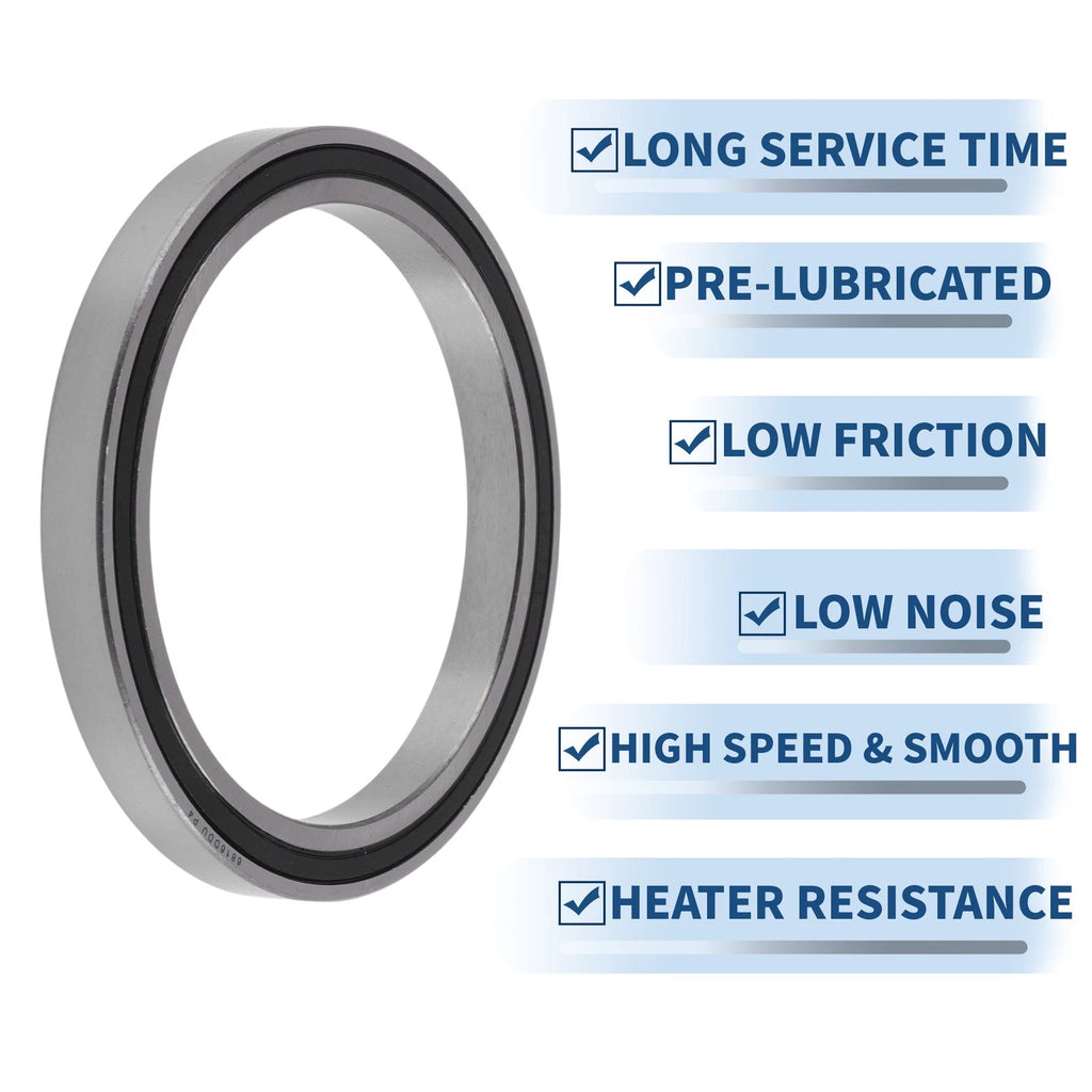 Deep Groove Ball Bearings 6816DDU   80x100x10mm