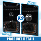 6 Speed Manual Transmission Shift Knob for Toyota Corolla  Black Plastic