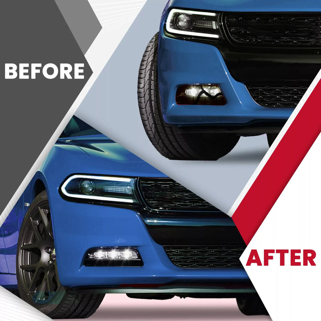 2X LED Fog Lights for Dodge Charger (2015-2022)