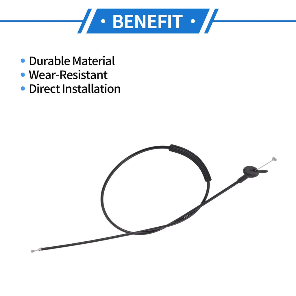 Hood Release Cable No. 51237197474 for BMW 745i (2002–2005)