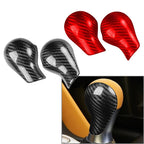 Carbon Fiber Gear Shift Knob Cover Trim for Nissan 370Z Z34 (2009–2018)
