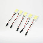 LED Panel Lights White COB 18LED Car Interior Dome Festoon for Car