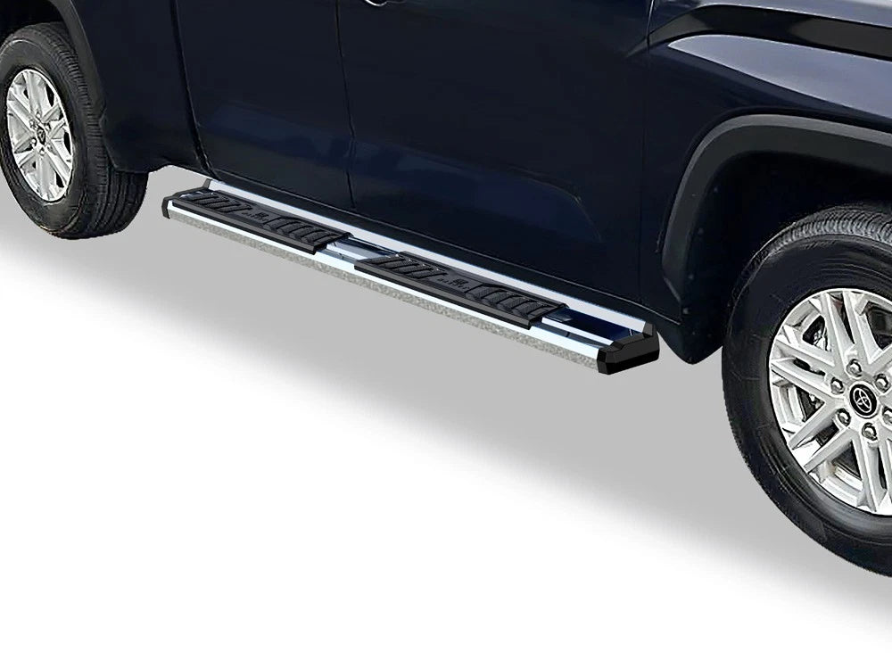 Chrome OE Style Running Boards for Toyota Tundra (2022–2026)