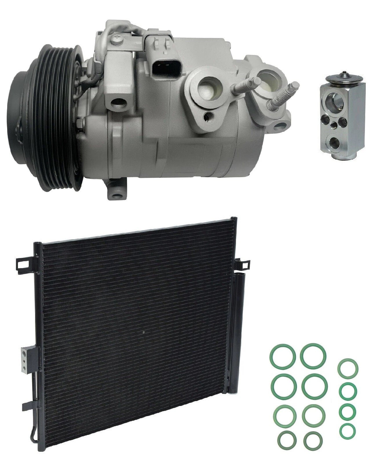 AC Compressor Kit With Condenser for Dodge Durango 5.7L (2015-2015)