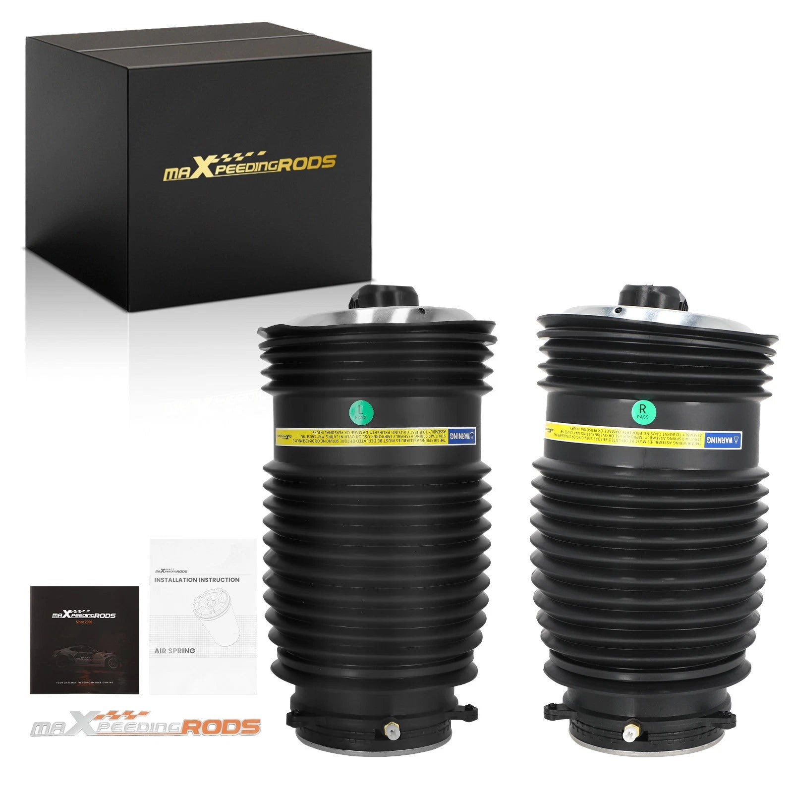 Rear Pair Air Suspension Spring for Mercedes-Benz C-Class W205 (2015–2021)