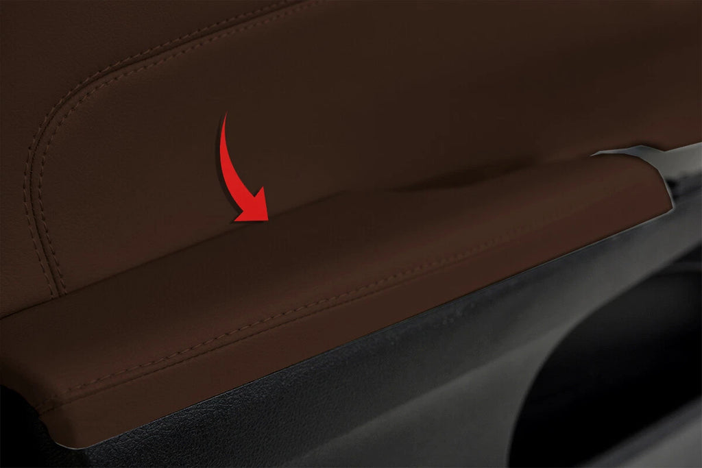 Leather Armrest Door Panel Cover for Toyota Avalon (2013–2018) Brown