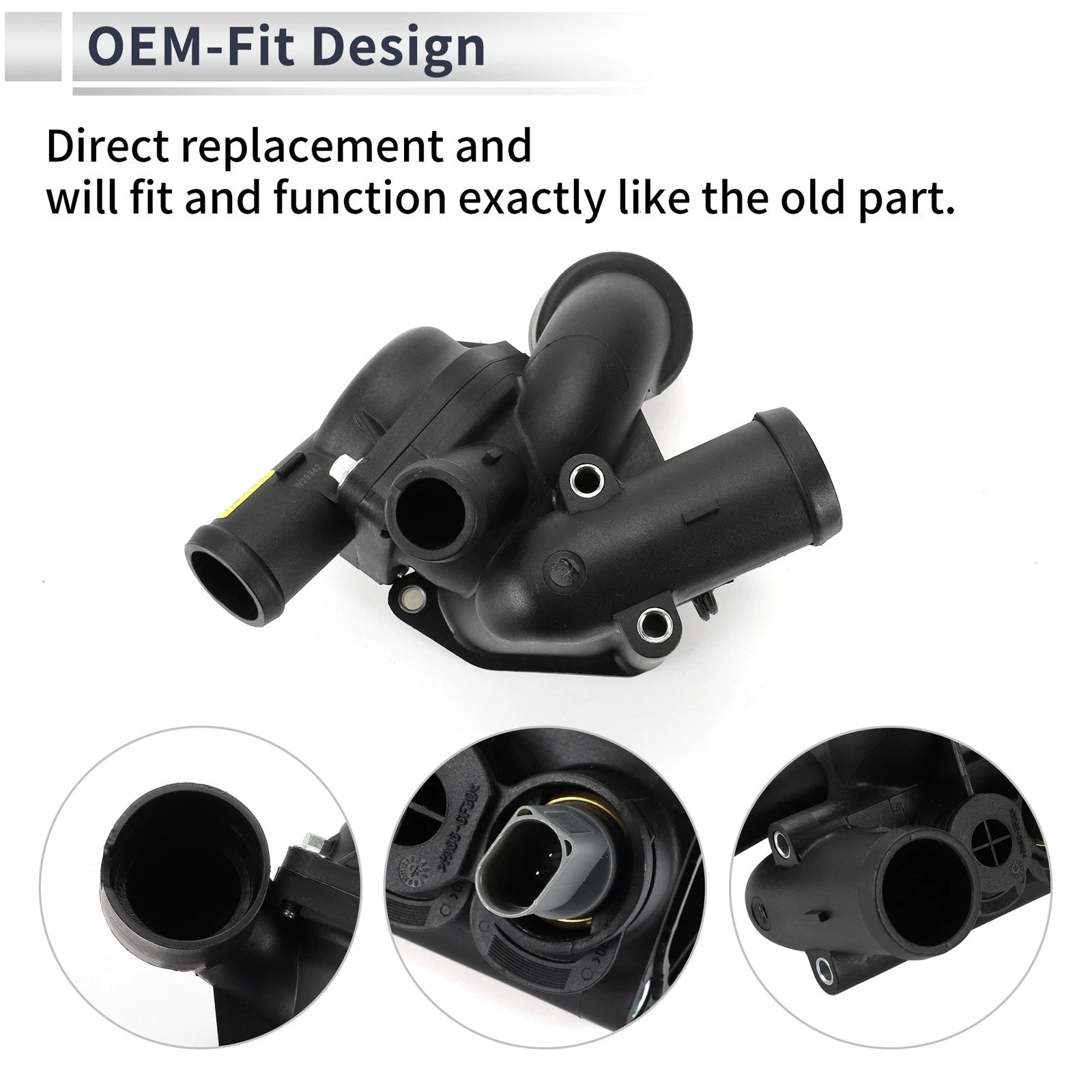 Engine Coolant Thermostat Housing Assembly for Volkswagen Touareg (2004–2006)