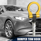 Tow Hook Screw for Mazda 3 (2004–2023) - Gold Tone Round Bumper Ring