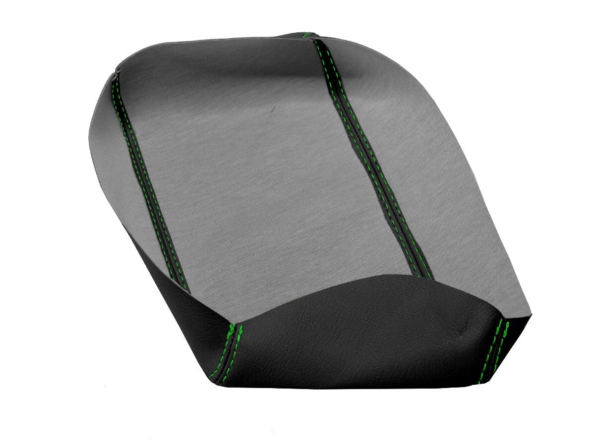 Console Lid Armrest Cover for Ford Bronco (2021–2024) Green Stitch