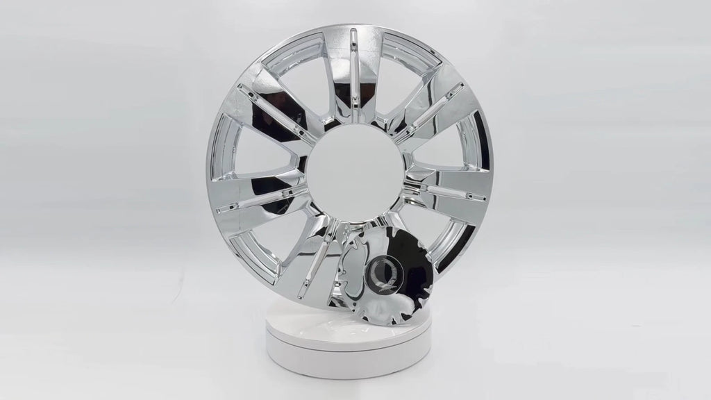 Wheel Skins Hub Caps Chrome Set for Cadillac CTS (2010–2016)