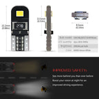 10X LED T10 194 168 Interior/License Plate Light Bulbs for Various Models