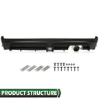 Rear Bumper Spoiler with LED Brake Light for Honda Civic (2006–2011)