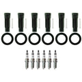 Set of 6 NGK Iridium IX Spark Plugs & Coil Boots for Avalon Camry ES350 RAV4 RX V6 (2000–2023)