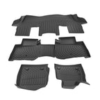 Set of 2 All-Weather Floor Mats for Lincoln Aviator (2020–2024) Anti-Slip Black