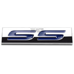 3D Polished Blue Lettering Emblem Badge for Chevrolet SS (2014–2017)