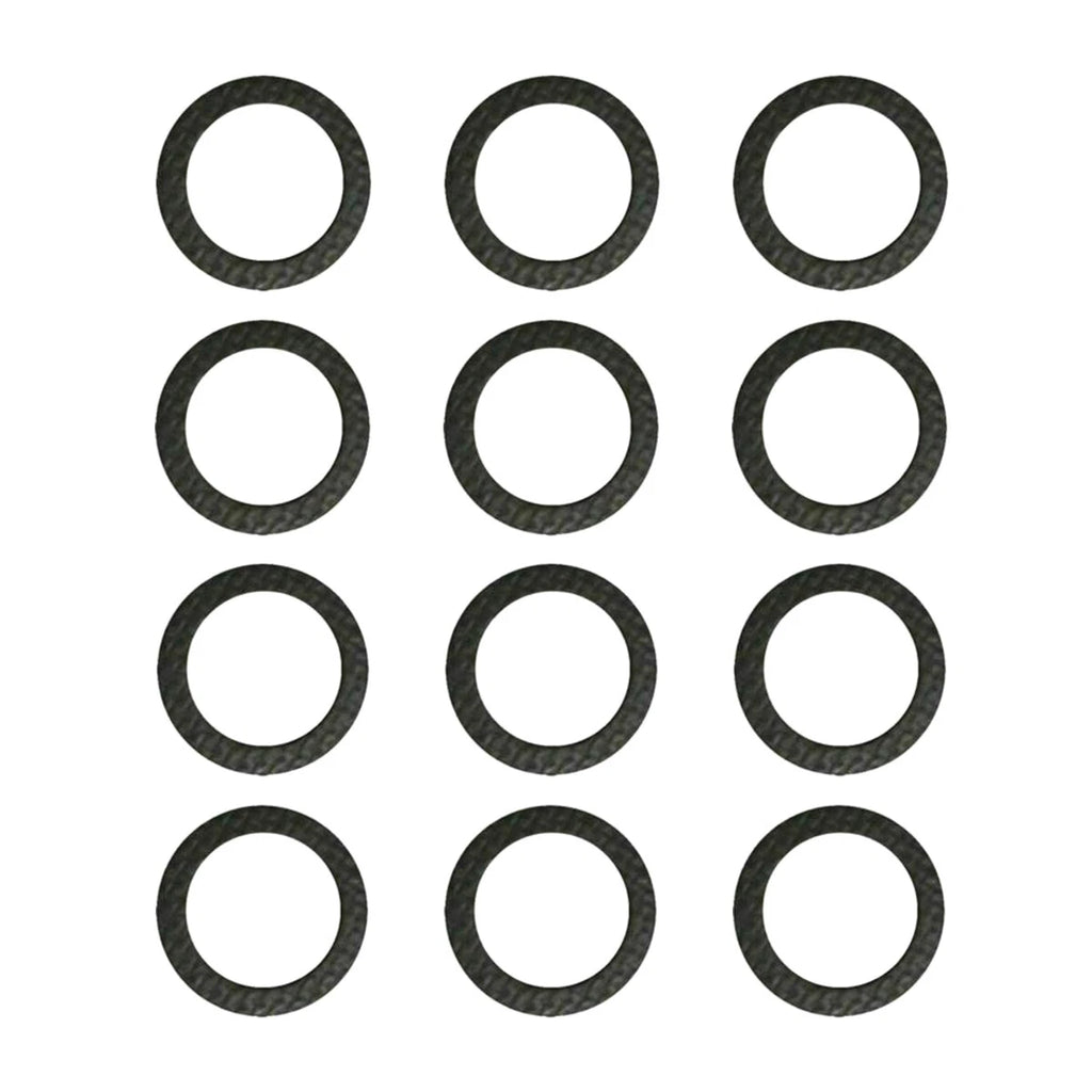 12 Pack Drain Plug Screw Seal Gasket Kit for Mercruiser (12-19183, 12-19183Q02)