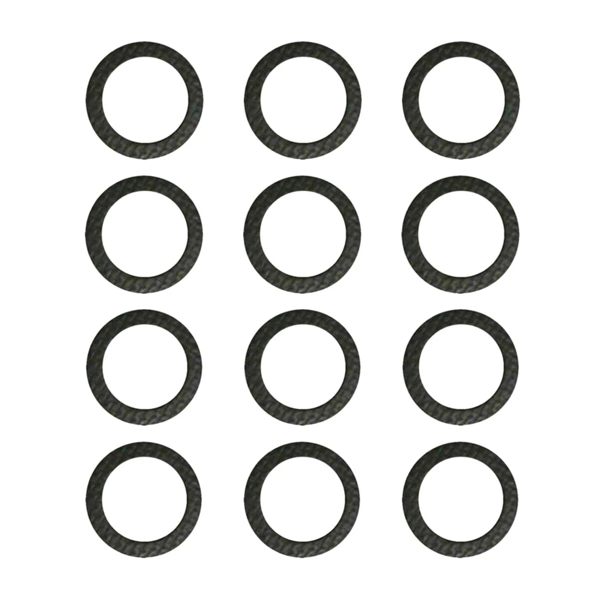 12 Pack Drain Plug Screw Seal Gasket Kit for Mercruiser (12-19183, 12-19183Q02)