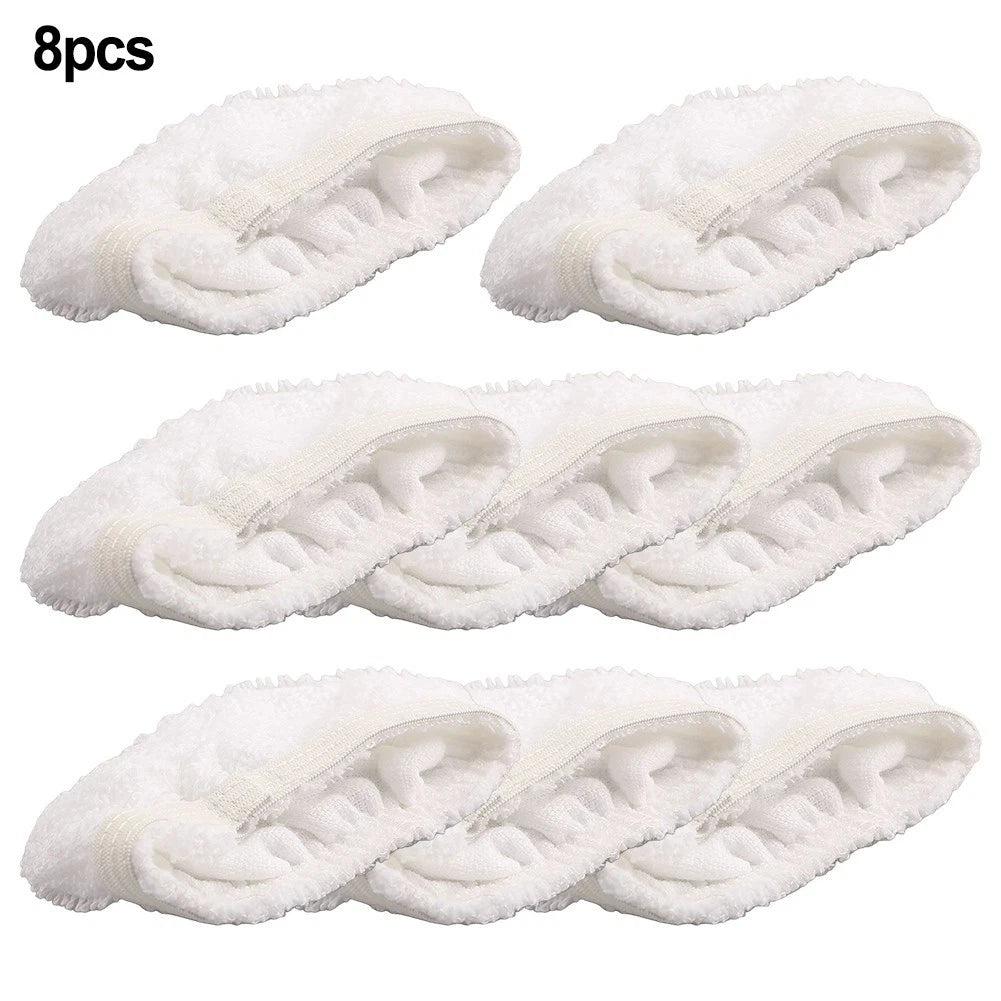 8 Pack Microfiber Mop Pads for Compatible Models