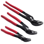 Set of 3 Carbon Steel Water Pump Pliers for Automotive Repairs