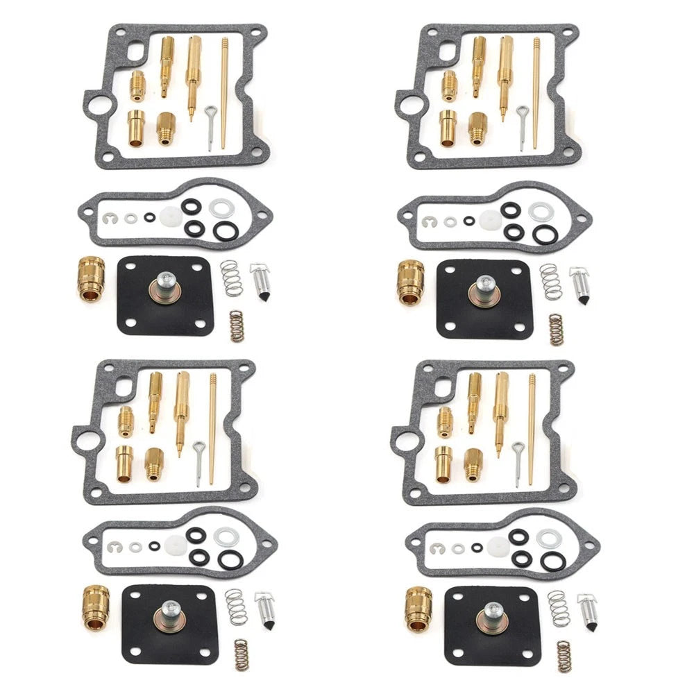 4X Carburetor Repair Kit for Yamaha TT250 (1980–1982) XT250 (1980–1983)
