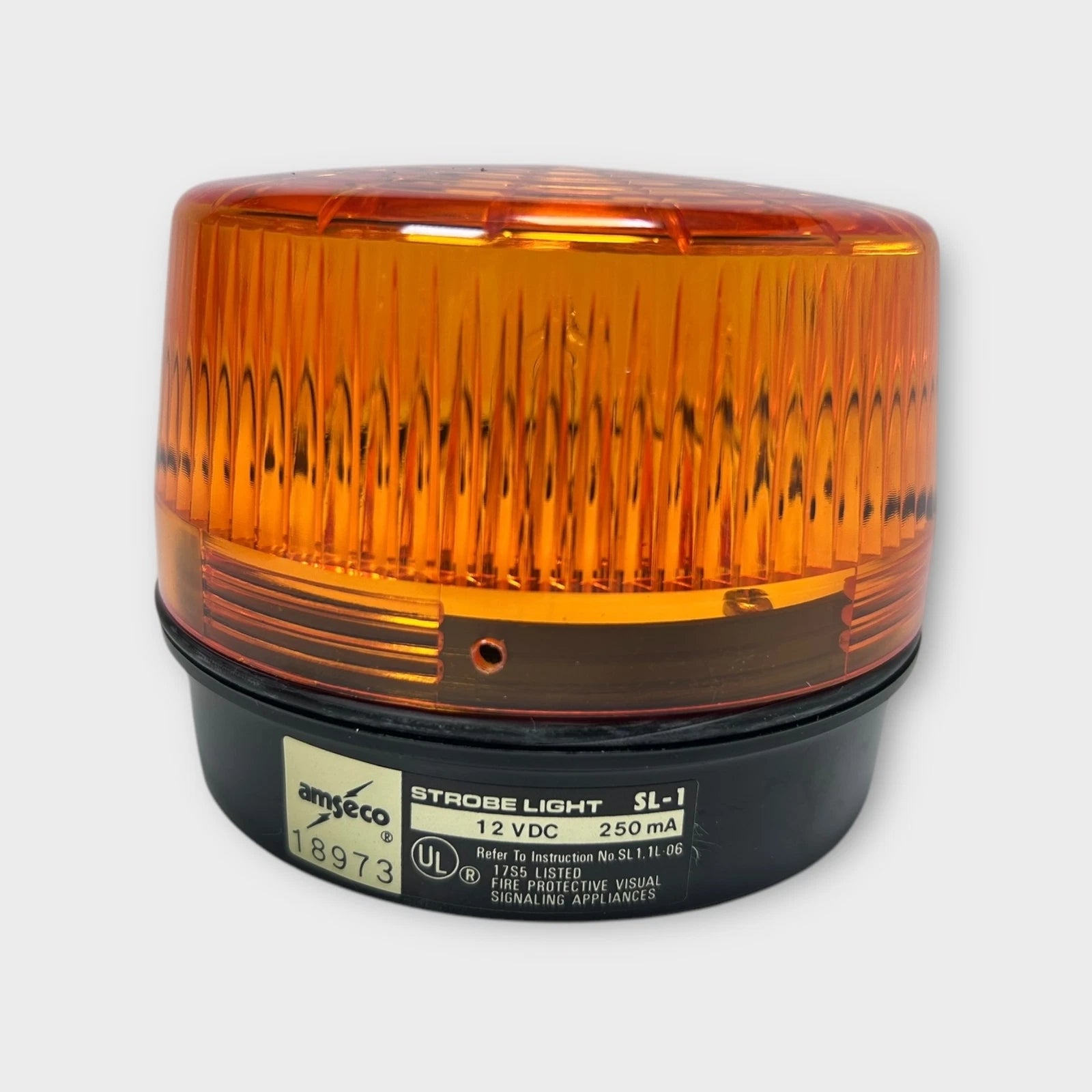 Amseco SL-1 Amber Security Strobe Light for Various Vehicles (12V)