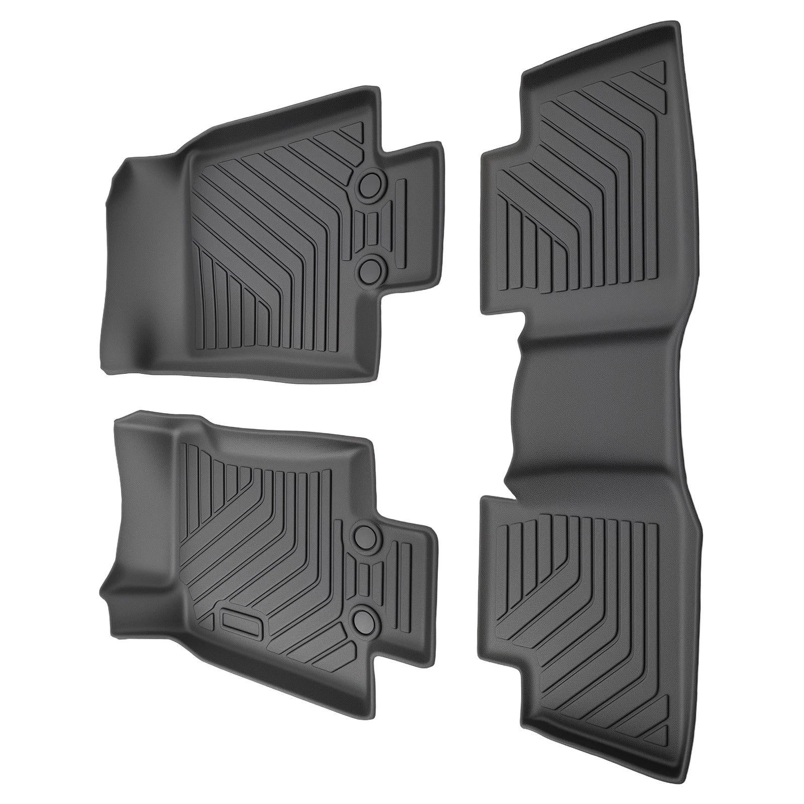 Set of 4 TPE All Weather Floor Mats for Nissan Rogue (2014–2020)