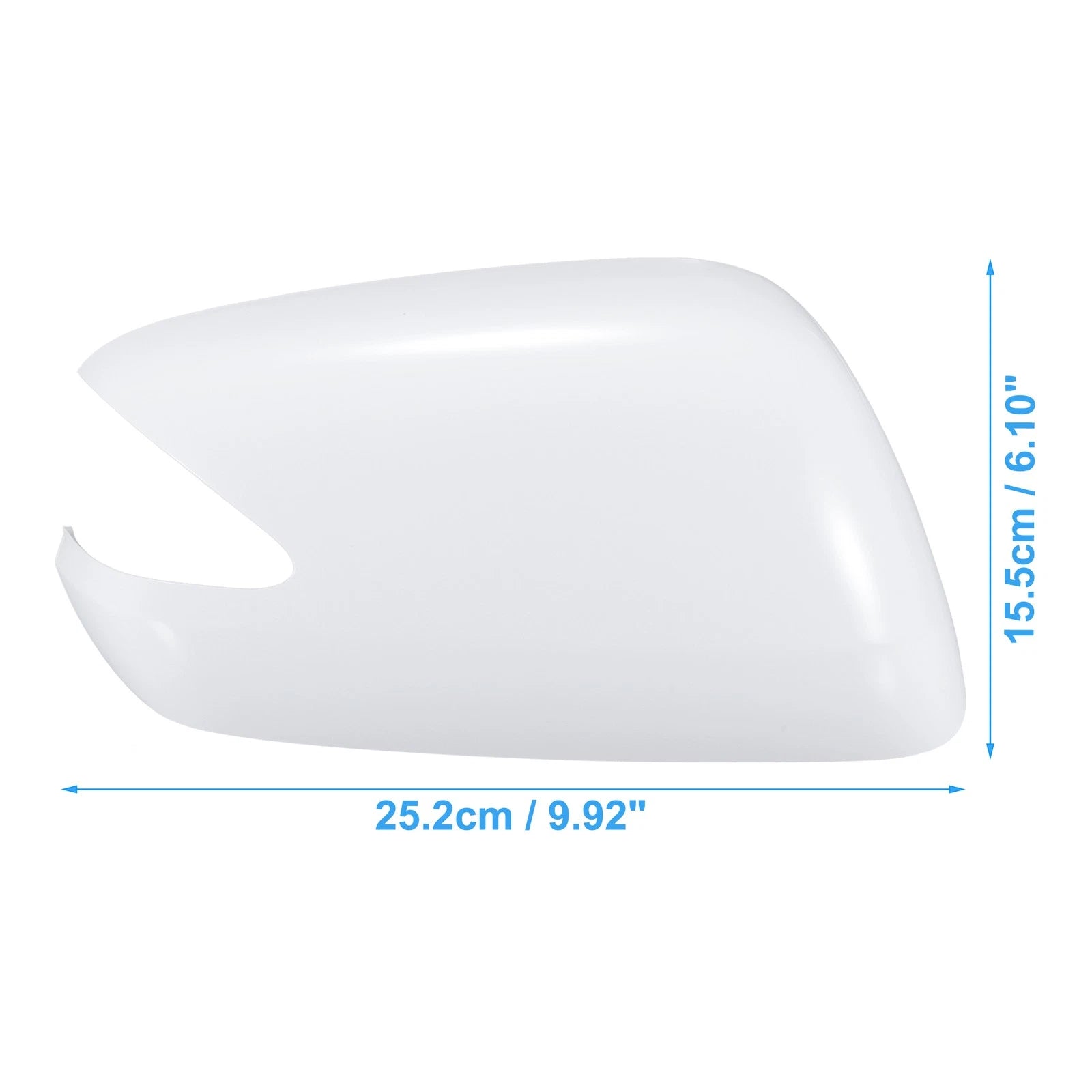 Right Side Mirror Cover for Honda Jazz Mk3 (2008–2015) - White
