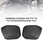 5" x 7" Saddlebag Lid Speaker Grill for Road King Touring Glide (2014–2022)
