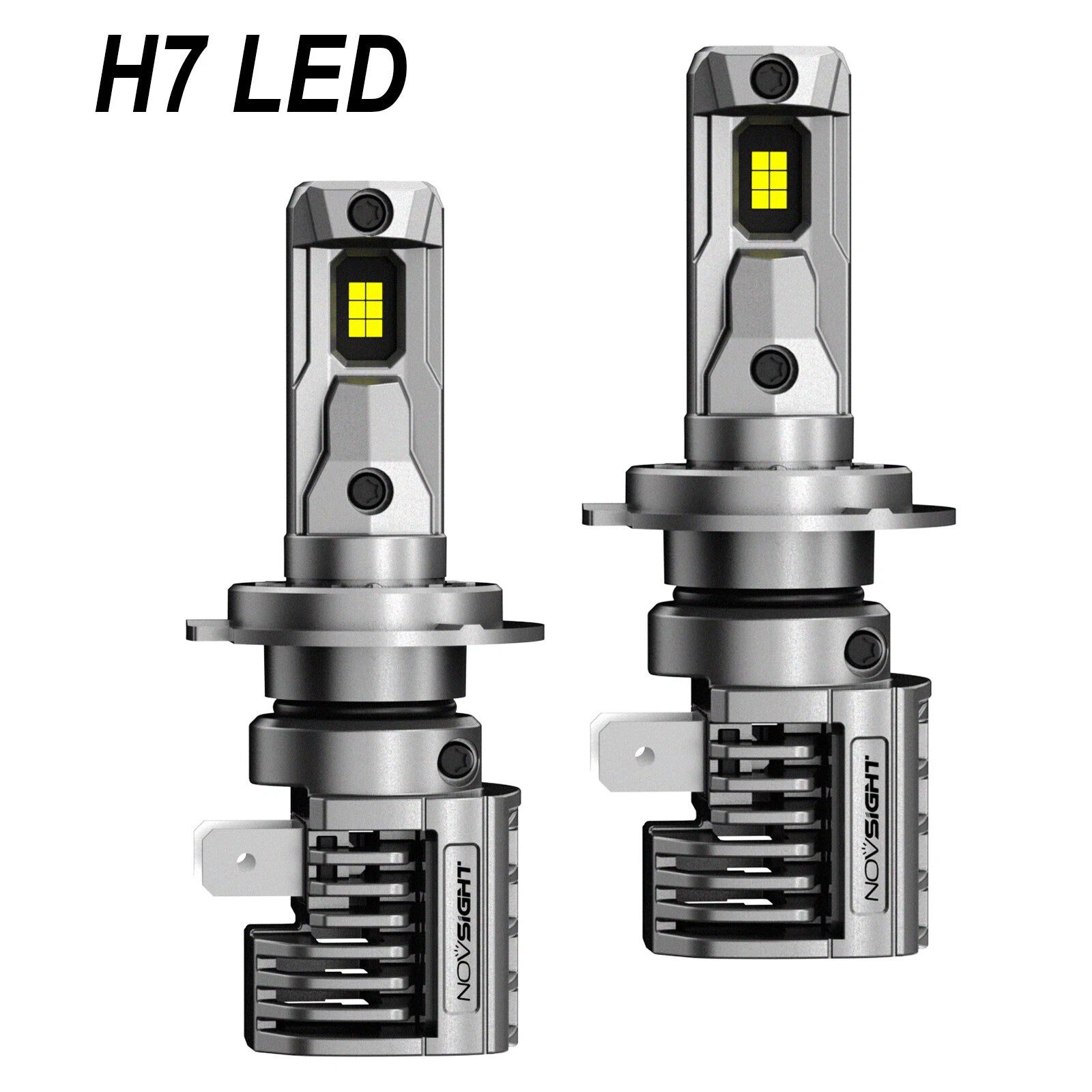 H7 LED Headlight Bulbs Kit for NOVSIGHT (80W 18000LM 6500K)