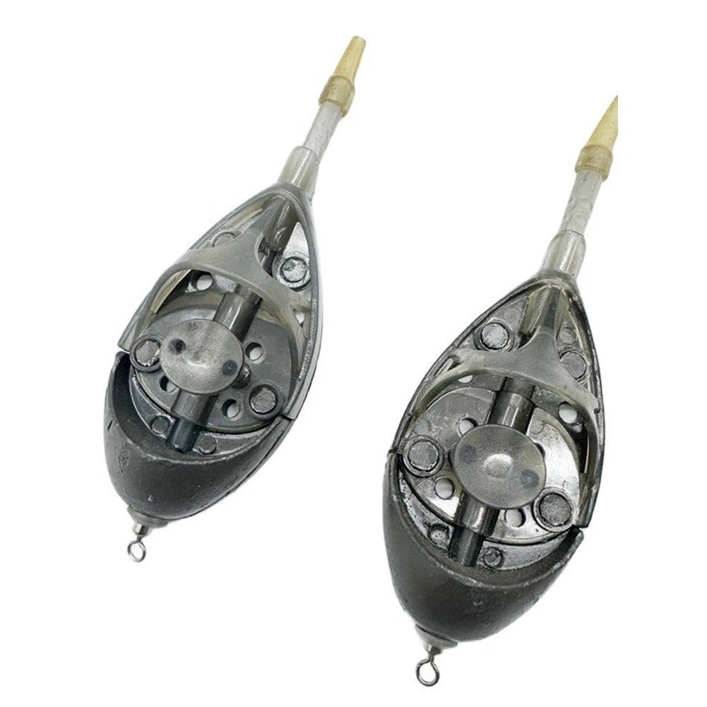 Compact Zinc Alloy Bait Cage for Carp Fishing Boat Feeder Tool