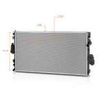 OE Style Aluminum Cooling Radiator DPI-13339 for Ford F250-F550 SD (2011–2016)