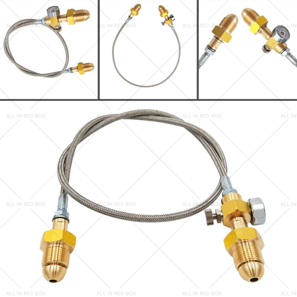 Refill Station Transfer Adaptor Hose for BS 341 No. 3 Argon Cylinder