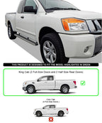 5-Inch Running Boards for Nissan Titan King Cab (2004-2024)