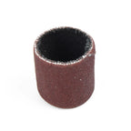 100Pcs 1/2 In Sanding Drum Sleeves 120 Grit + Mandrel for Rotary Tool