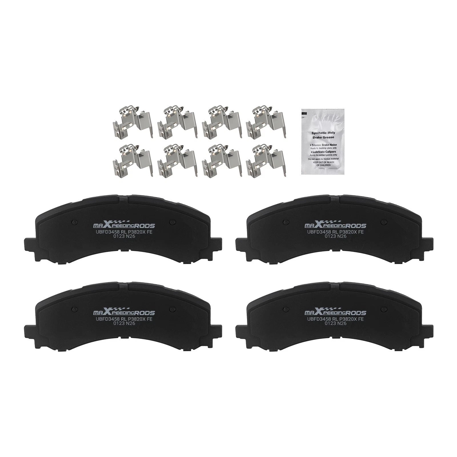 Set of 4 Front Brake Pads for Ford Bronco Expedition F-150 (2021–2023)