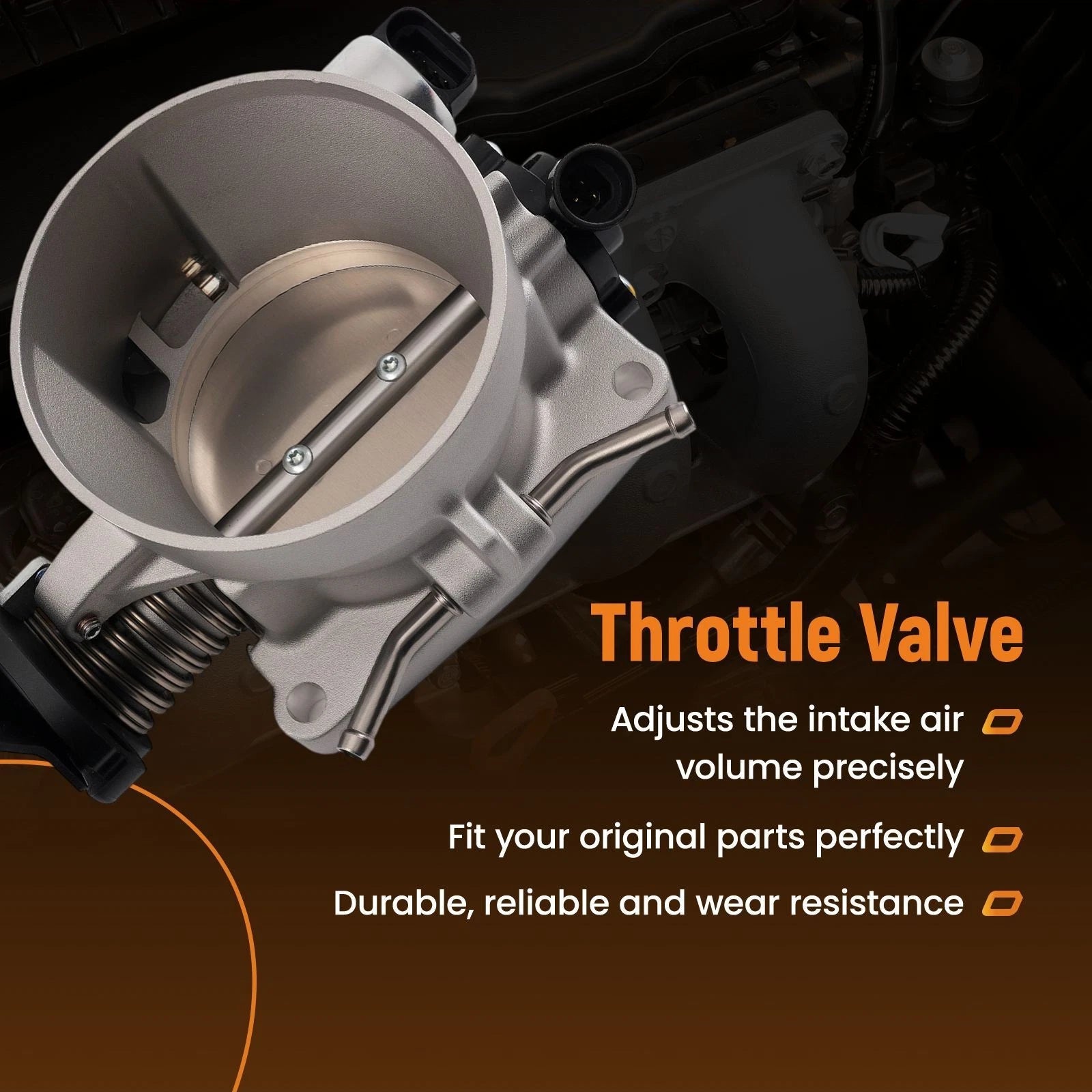 Throttle Body for Chevrolet Express 1500, 2500, GMC Savana 1500 (2003–2023) 12575531