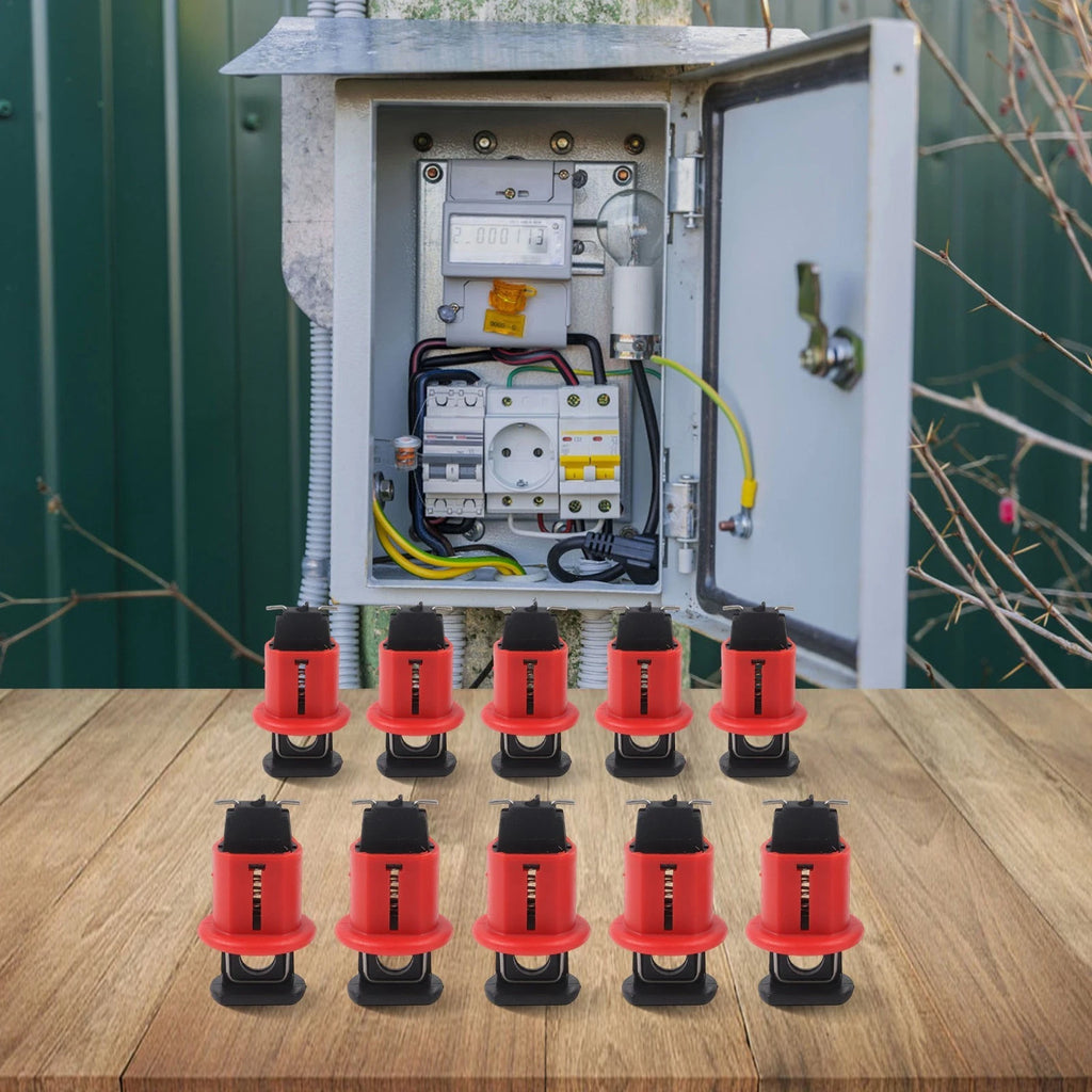 Pack of 10 Electrical Lockout Devices for Miniature Circuit Protection