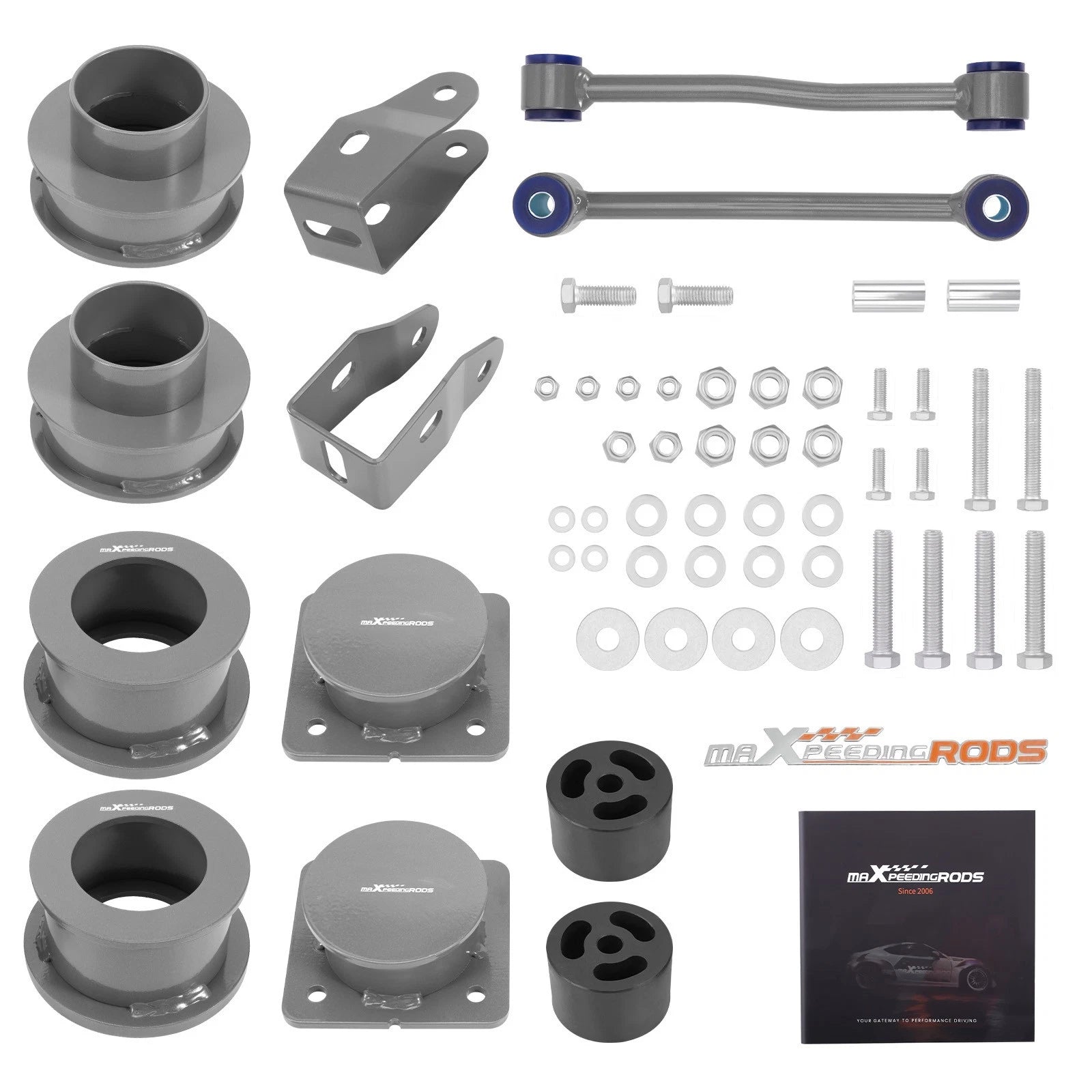 2" Lift Kit Spacer & Sway Bar for Jeep Gladiator JT (2019–2024)