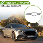1 Pc Front Left Fog Light Grill for Mercedes Benz W211 (2003–2009) No. 2118851174 Silver Tone