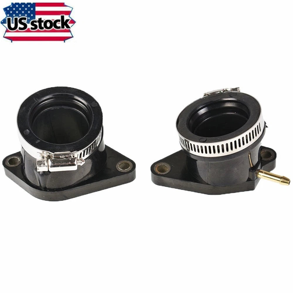 Set of 2 Carburetor Intake Manifold Boots for Yamaha Raptor 660 (2001–2005)