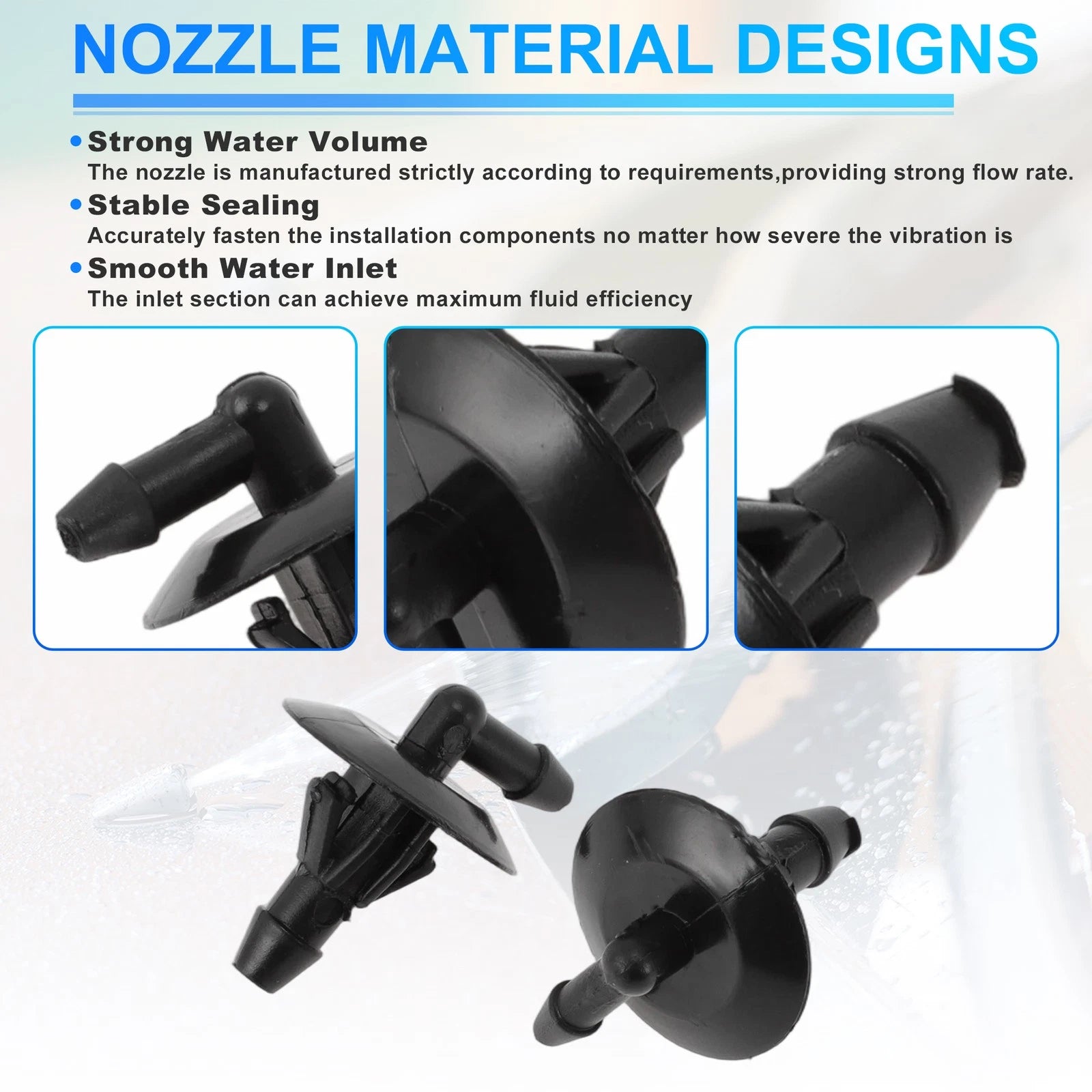 Windshield Washer Nozzle for Mercedes-Benz Vito 639 (2003–2014) No.A6318690024
