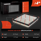 Engine Air Filter for Toyota Tundra Sequoia (2022–2023) 3.4L V6