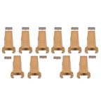 Set of 10 Bucket Teeth for Backhoe Loader (Compatible with V17SYL)
