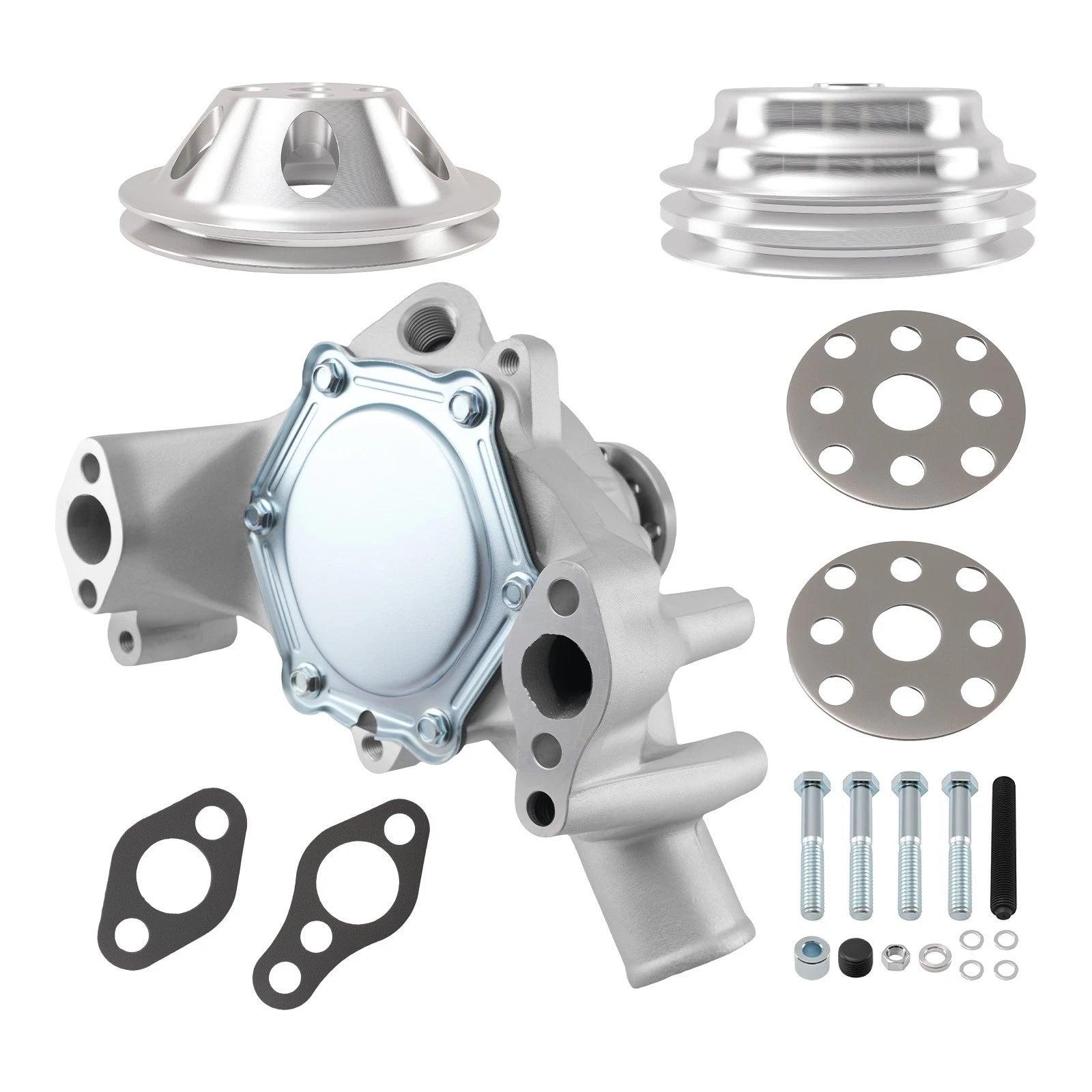 Belt Driven Water Pump Kit for Small Block Chevy 305 350 400 (1969–1989)