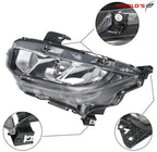 Halogen Chrome Projector Headlight for Honda Civic (2016–2018)