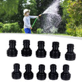 10 Pack of Plastic Male Hose Quick Connect Fittings for Garden Use