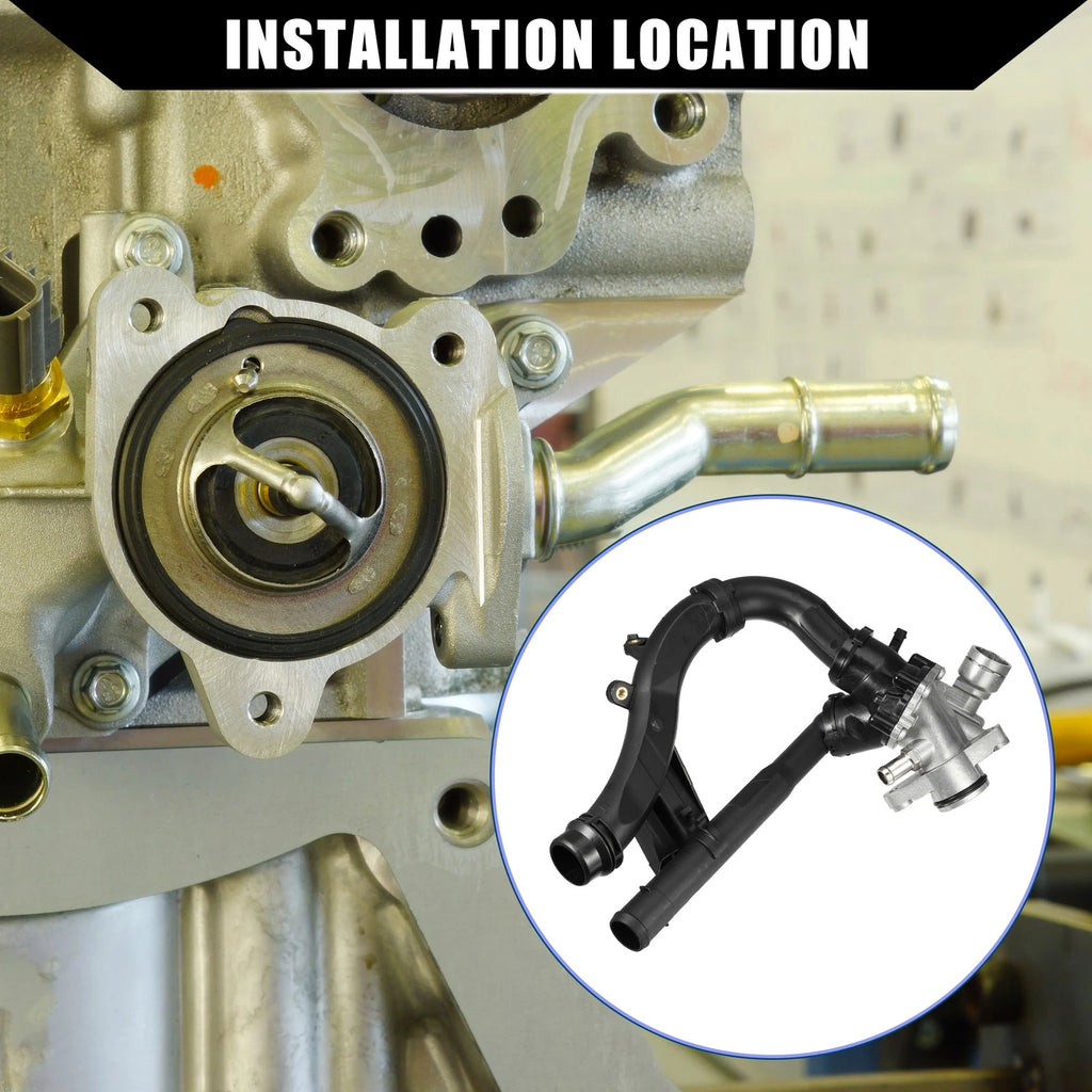Engine Coolant Thermostat Housing Assembly for Mercedes-Benz GLC300 (2016–2023)