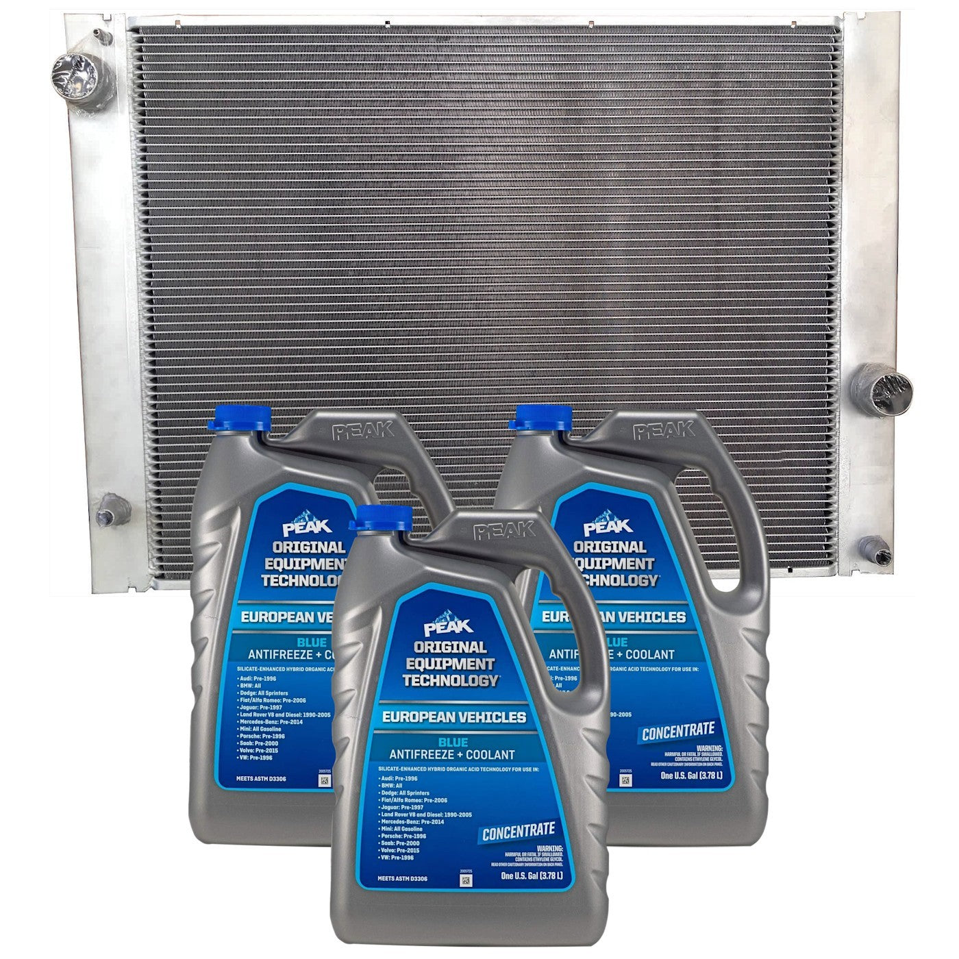 Set of 2 Radiators for BMW 5 Series E60 528i 525i 530i