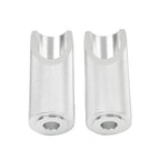 Silver Motorcycle Footpegs for Honda Ruckus Zoomer (2003-2023)