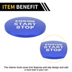 Engine Start Stop Button Switch Knob Cover for Toyota Tacoma (2016–2023) Blue